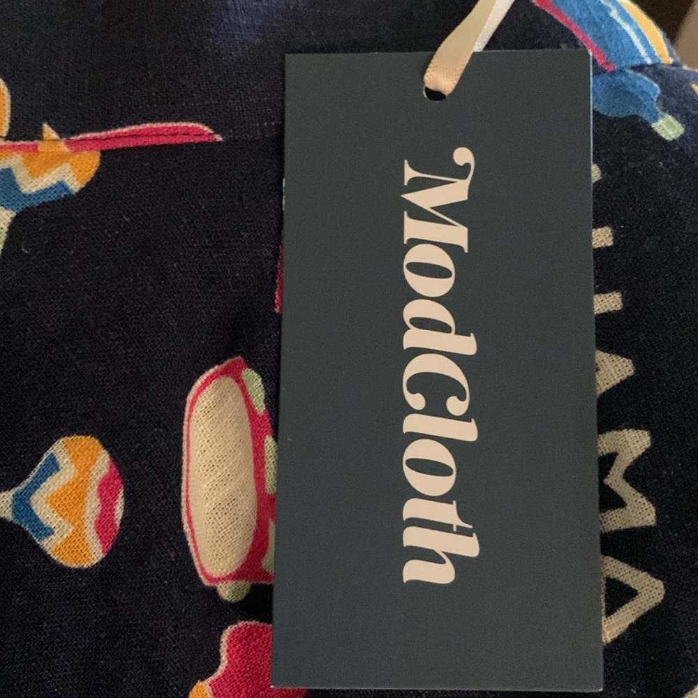 ModCloth Navy Vacation Island Midi Skirt Size XXS - Picture 8 of 14